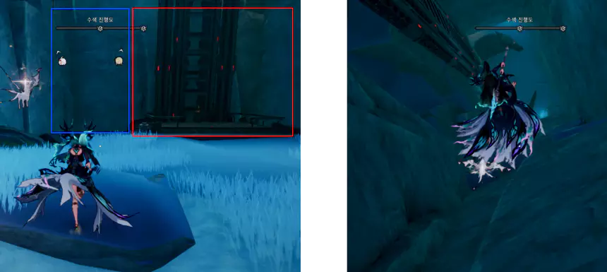 듀엣 나이트 어비스 , 듀엣나 빠른 이동 수단인 낙하 공격