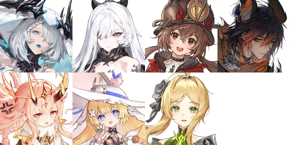 보상 캐릭터 모음