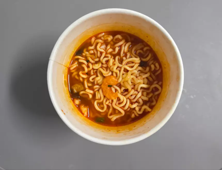 WOW 새우진짬뽕 조리 후