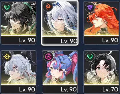 명조 강공격 캐릭터 구원 갈브레나 아우구스타
젠니 로코코 감심