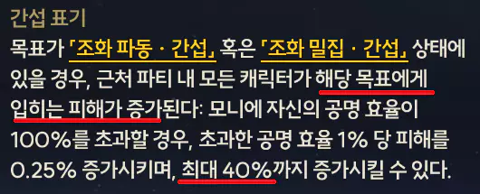 간섭 표기 피해 증가 효과