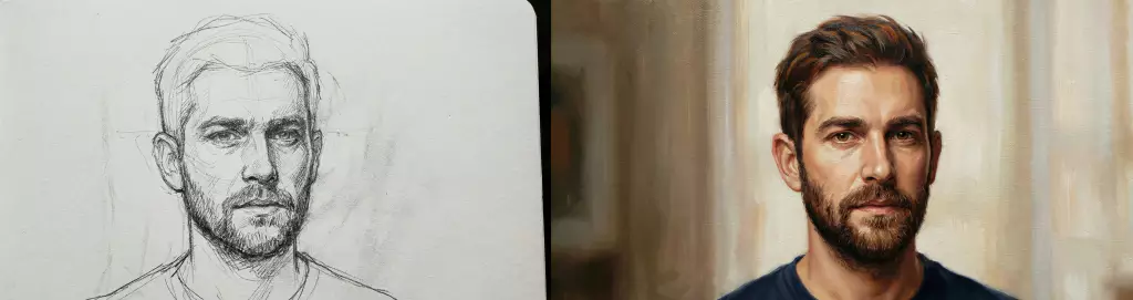 DLSS 4.5에 비유한 이미지 예시