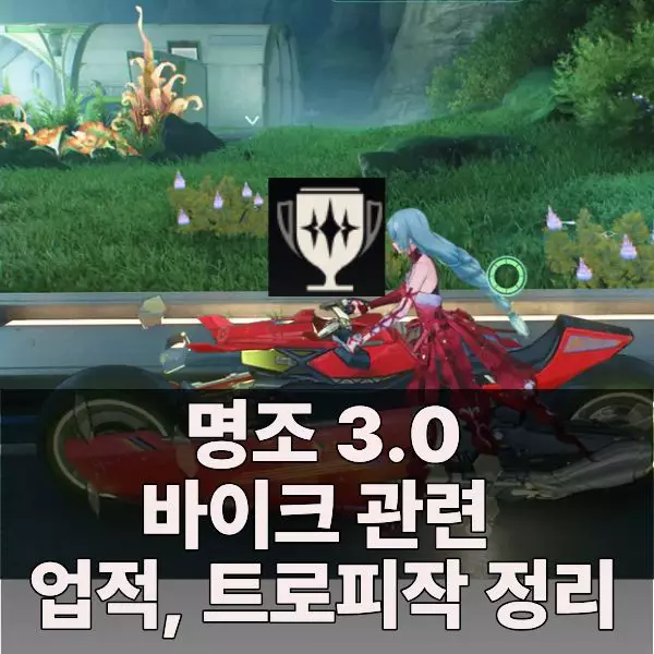 명조 바이크 관련 업적, 트로피 모음