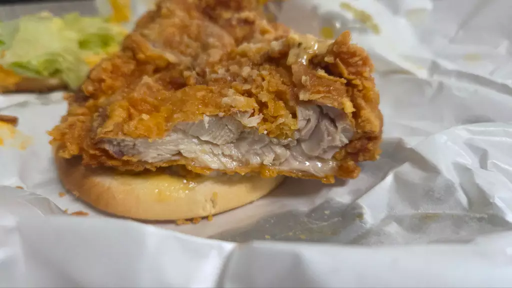 맘스터치 슈퍼 싸이더블킥 패티