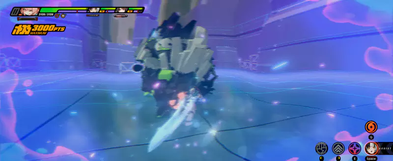 팀원의 [에테르 장막] 사용: 청명검세 3스택