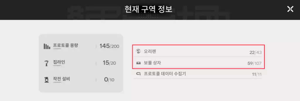 엔드필드 오리렌 보물 상자 소개
