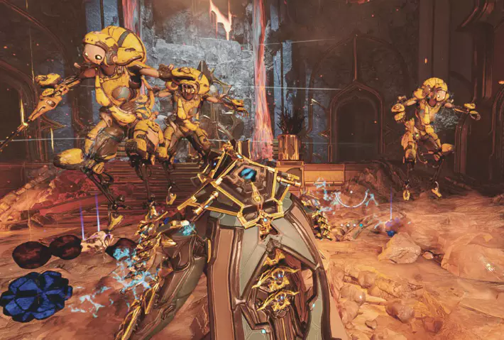 탭을 하여 사용하는 바스티유(적을 공중에 띄워 무력화, 방어력 제거 및 흡수)