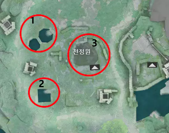 명일방주 엔드필드 무릉 천정원 지도