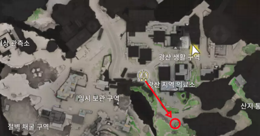 엔드필드 쓴맛 나는 고추 위치1