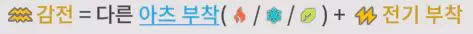 감전 부여 방법