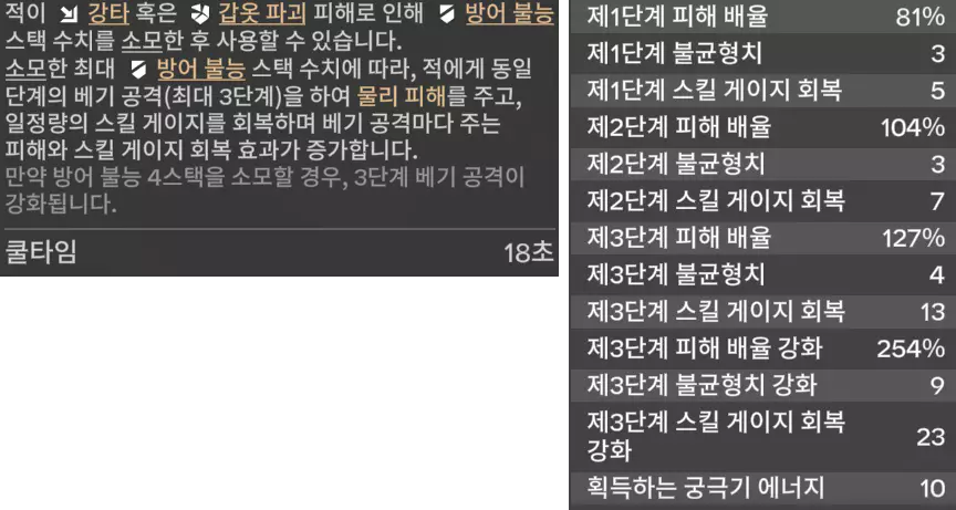 연계 스킬 배율