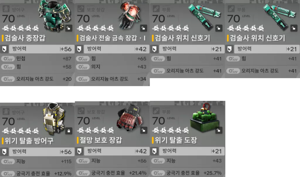 검술사 질베 세팅