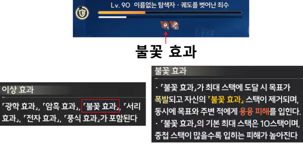 데니아 공명 모드 불꽃 효과