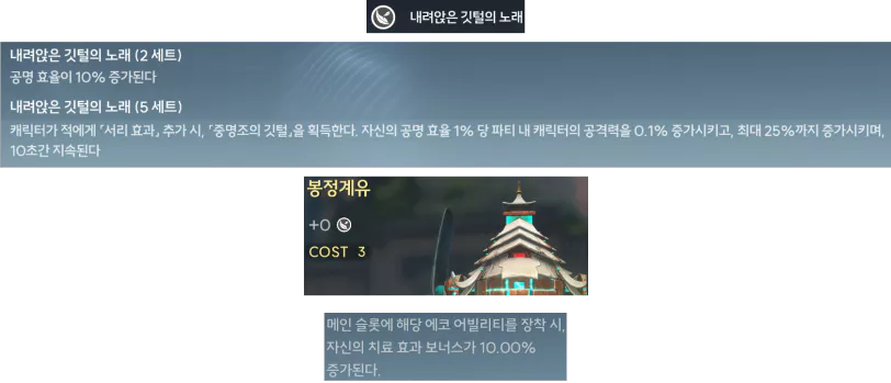 종결 - 내려앉은 깃털의 노래 5세트