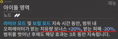 리노의 재능 효과