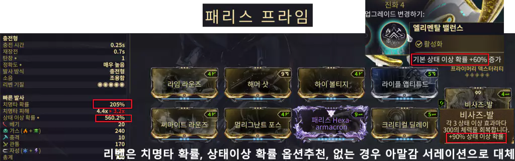 단테 추천 무기 패리스 인카논