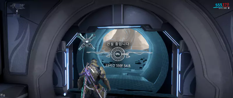 X를 눌러 재료를 모두 기부하면
건설 중으로 전환이 되며